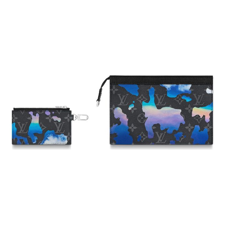 LOUIS VUITTON Gaston 老花满印可拆卸可调节拉链开合 涂层帆布拼牛皮革饰边 子母包单肩斜挎包 迷你 男款 多色