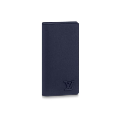 LOUIS VUITTON Audio Case系列 经典老花涂层帆布拼牛皮革耳机包 男款 棕色