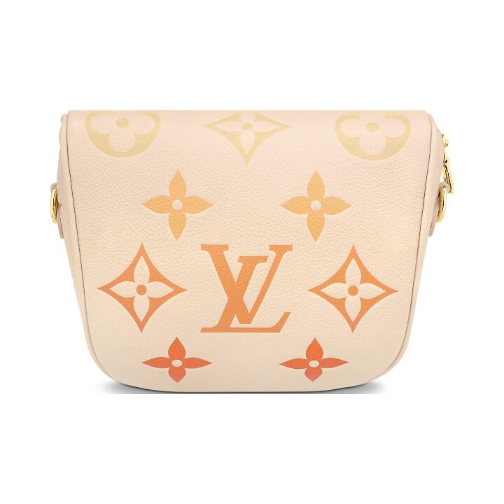 LOUIS VUITTON Bumbag 夏日限定渐变印花Logo 牛皮革 腰包手提单肩斜挎包 迷你 女款 米色