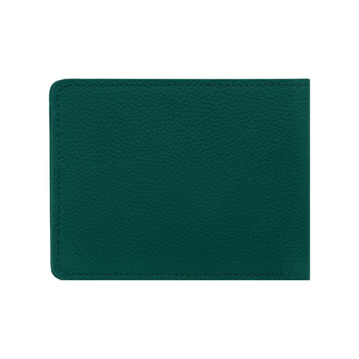 LOUIS VUITTON Multiple 金属字母徽标翻盖开合 牛皮革 钱包 男款 深绿色
