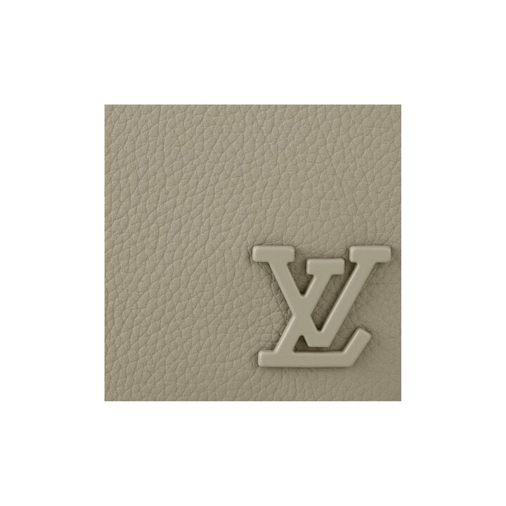 LOUIS VUITTON Fastline 可拆卸可调节肩带磁性闭合翻盖 牛皮 单肩斜挎钱包 男款 灰绿色