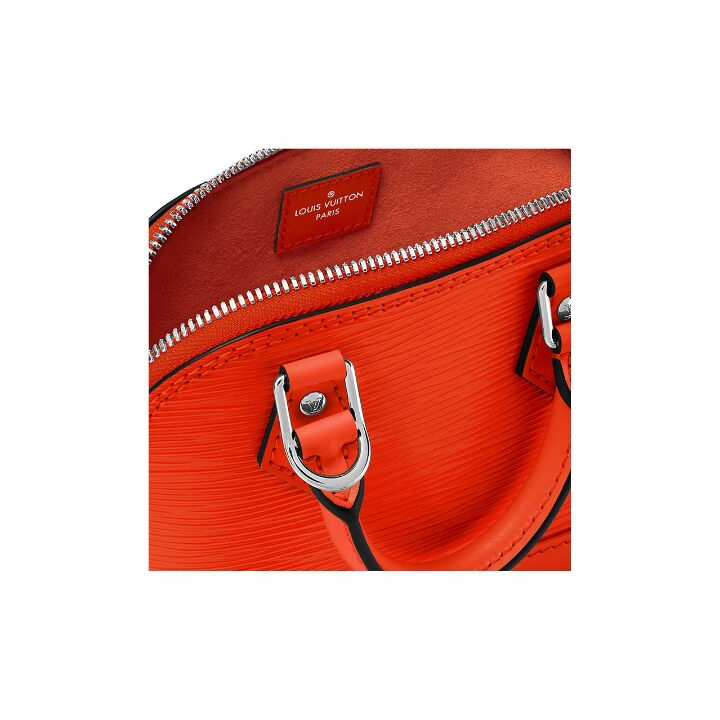 LOUIS VUITTON Alma Nano 可拆卸可调节肩带拉链开合 Epi粒面牛皮革 旅行包单肩斜挎手提包 超迷你 女款 橙色