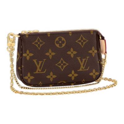 LOUIS VUITTON Speedy 20 夏日限定老花渐变Logo印花 可调节可拆卸肩带 单肩斜挎手提包 女款 草莓冰淇淋