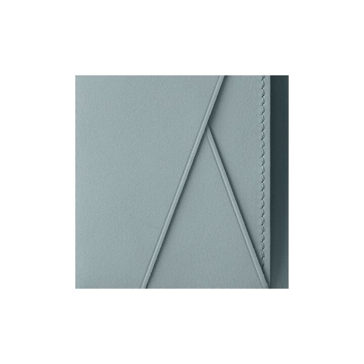 LOUIS VUITTON 字母图案翻盖开合 牛皮革 钱包 男款 云蓝色