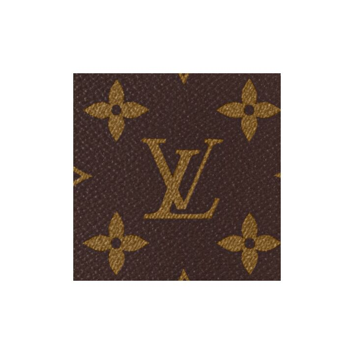 LOUIS VUITTON Pochette Voyage 老花满印拉链开合 Monogram Macassar 涂层帆布 手拿包 中号 男款 哑光黄