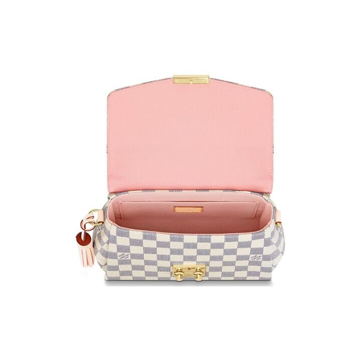 LOUIS VUITTON 路易威登V Croisette手袋单肩包 女款 紫粉色