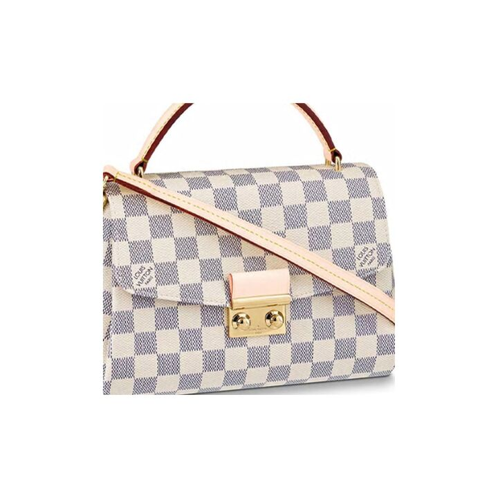 LOUIS VUITTON 路易威登V Croisette手袋单肩包 女款 紫粉色