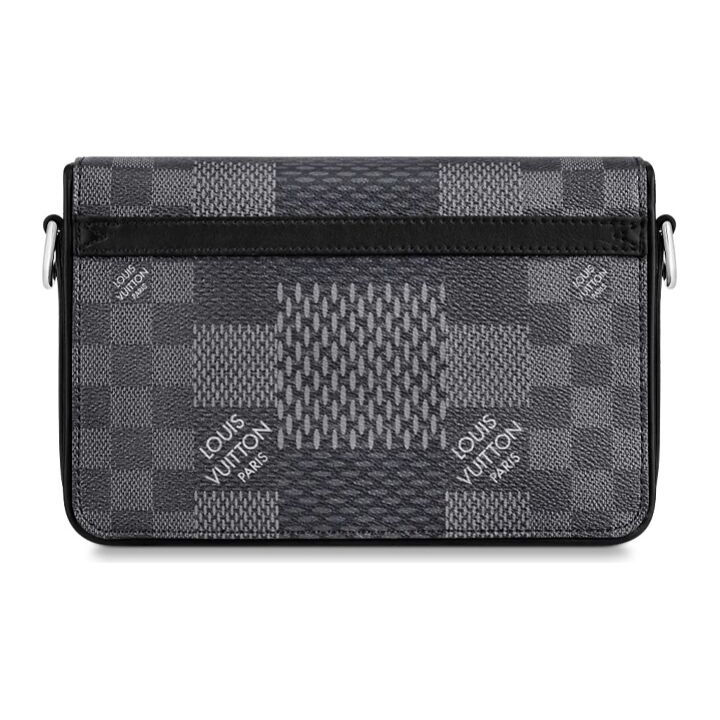 LOUIS VUITTON Studio 邮差包 斜挎包 男款 灰色
