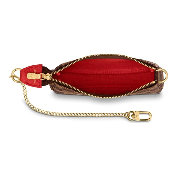LOUIS VUITTON Pochette Accessories 棋盘格 帆布织物 手拿包麻将包腋下包单肩包 迷你 女款 多色