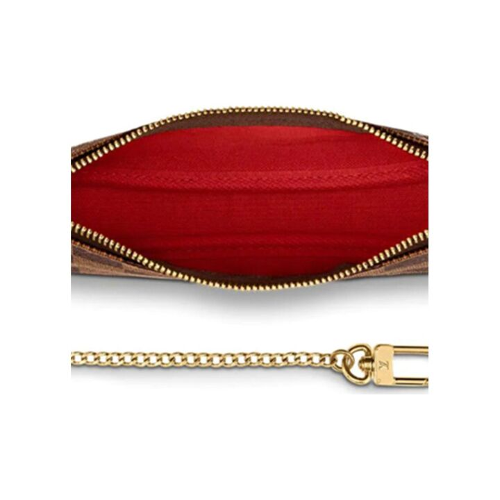 LOUIS VUITTON Pochette Accessories 棋盘格 帆布织物 手拿包麻将包腋下包单肩包 迷你 女款 多色