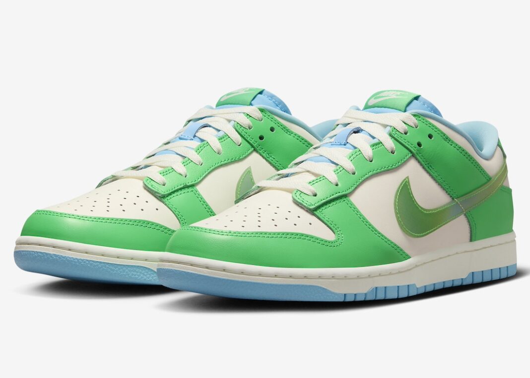 Nike Dunk Low Green Shock Aquarius Blue 4 1068x762 1 - Kids Nike Air Force 1 Low Joins 2024’s “Year of the Dragon” Collection