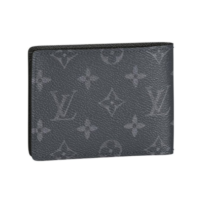 LOUIS VUITTON ZIPPY 拉链竖款钱夹 男款 黑色字母