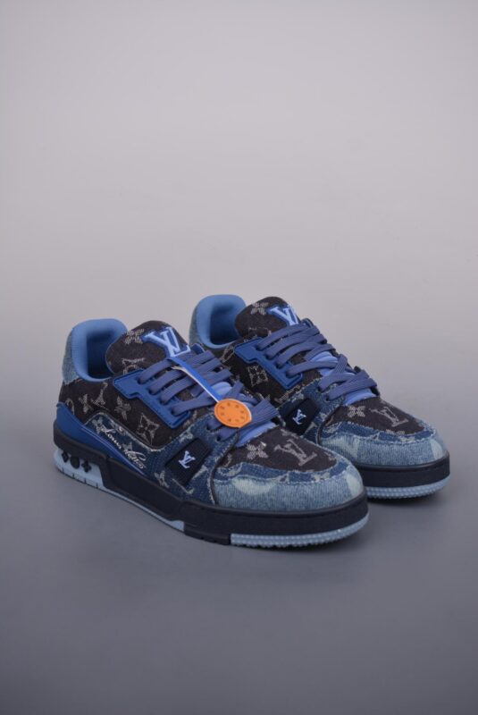 运动鞋, 篮球鞋, 球鞋, KD - LV Trainer 限定联名 高帮篮球鞋 粒面小牛皮 货号：无售