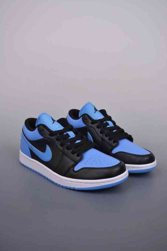 运动鞋, Jordan, Air Jordan 1 Low, Air Jordan 1, Air Jordan - Air Jordan 1 Low 黑蓝 纯原系列