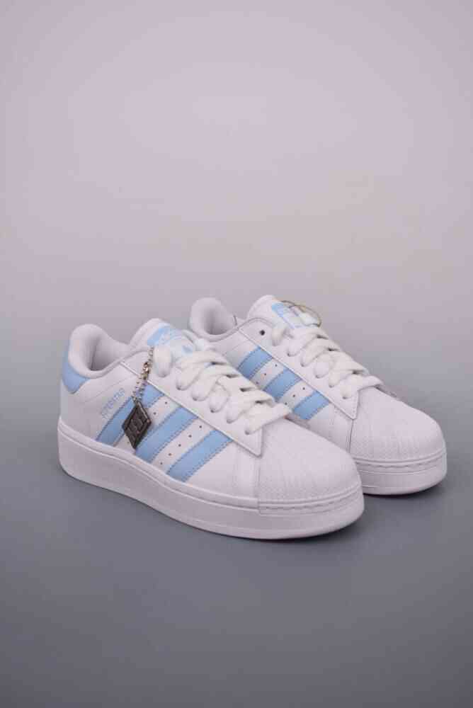 Adidas Originals SUPERSTAR XLG 小白板鞋 增高厚底 贝壳头 颜色:无 货号:IF3003MZ 贝壳头, 板鞋, 小白板鞋, PE, adidas originals Superstar, adidas Originals, adidas - Adidas Originals SUPERSTAR XLG 小白板鞋 增高厚底 贝壳头 颜色:无 货号:IF3003MZ